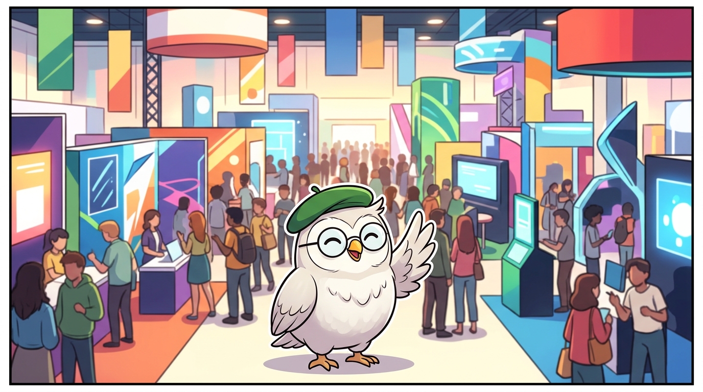 CEATEC2026 における展示ブースデザインおよび設営・撤収業務の紹介漫画（締め）